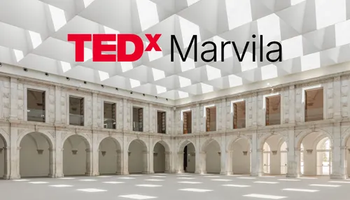 AI PhotoBooth partnership with TEDxMarvilla event capturing speaker portraits